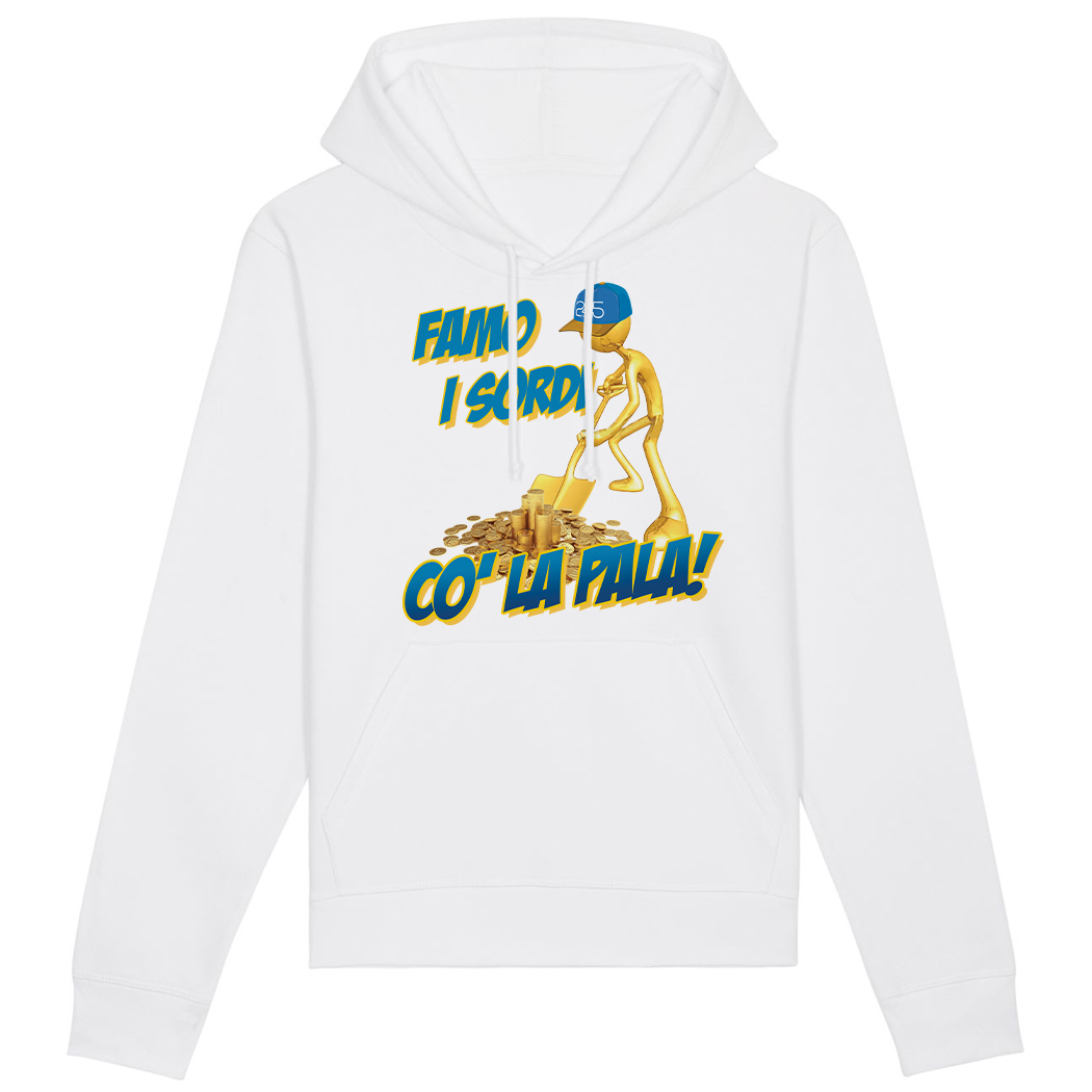 FELPA CAPPUCCIO - FAMO I SORDI white